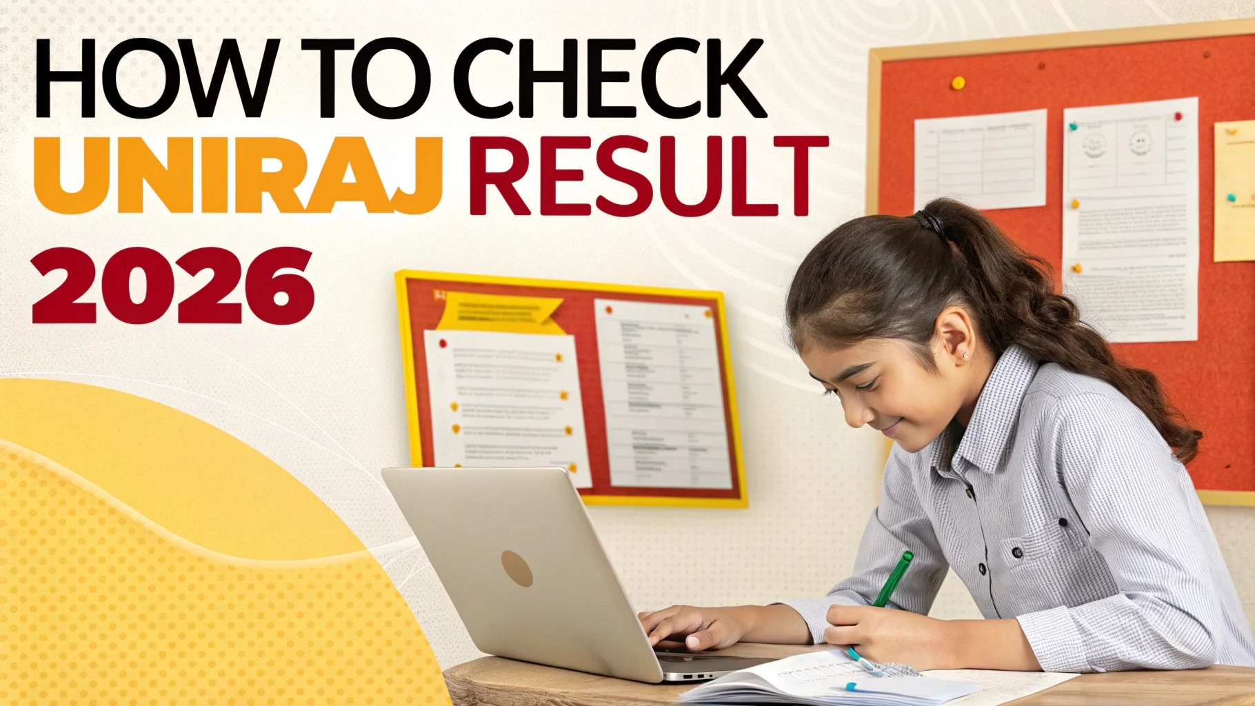 How to Check UNIRAJ Result 2026 at uniraj.ac.in