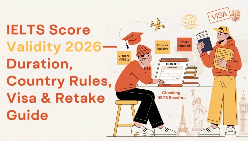 IELTS Score Validity 2026—Duration, Country Rules, Visa & Retake Guide