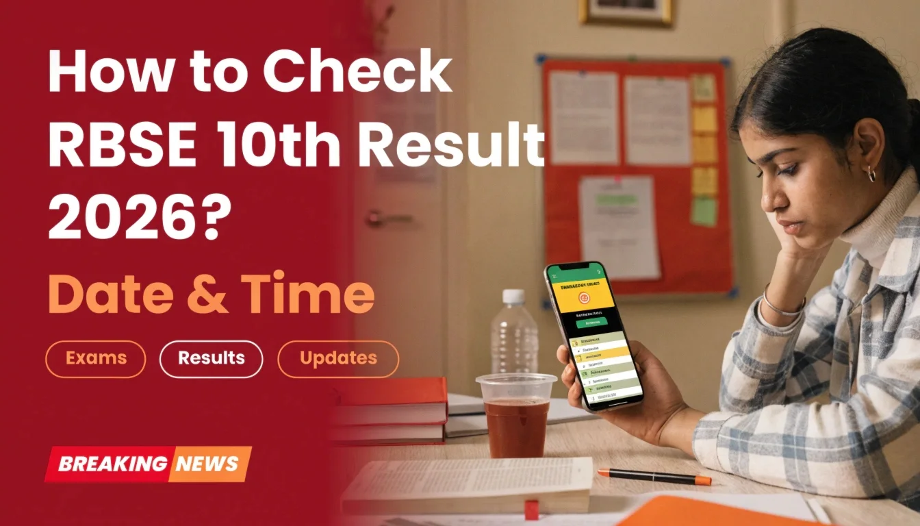How to Check RBSE 10th Result 2026? Date & Time