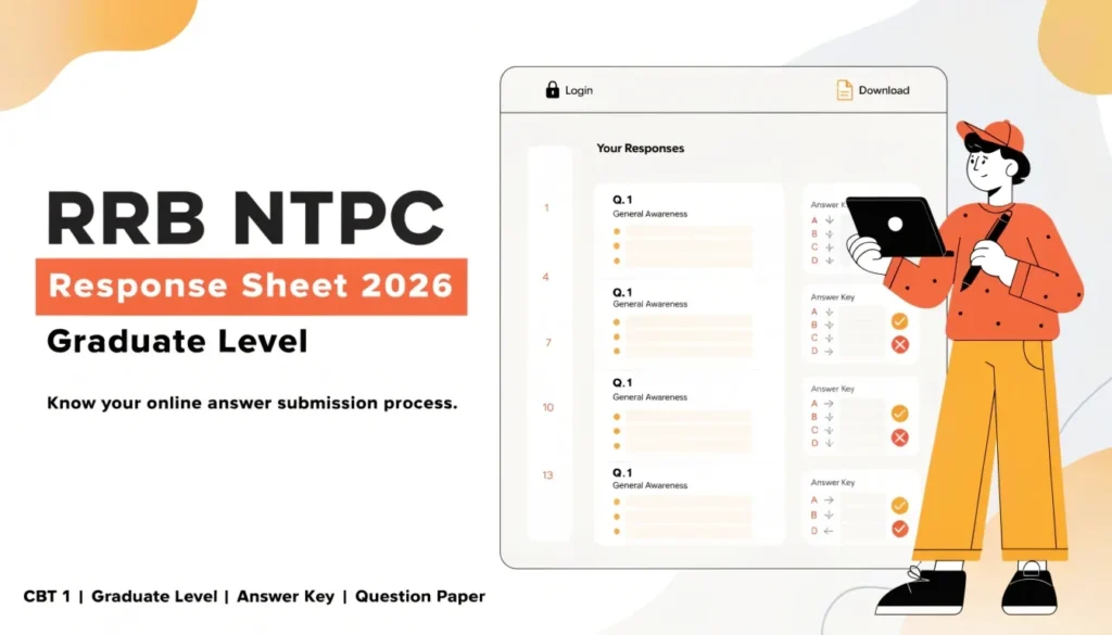 RRB NTPC Response Sheet 2026 Graduate Level