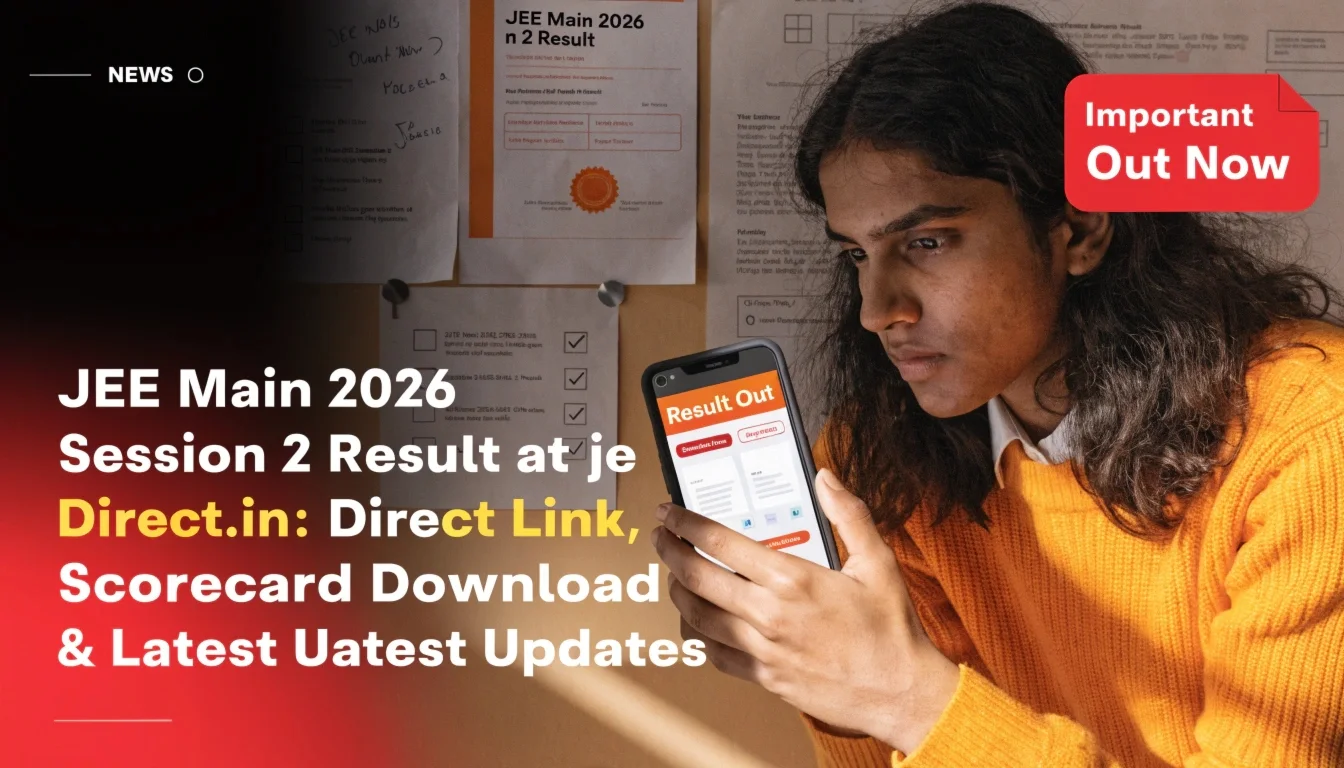 JEE Main 2026 Session 2 Result at jeemain.nta.nic.in: Direct Link, Scorecard Download & Latest Updates