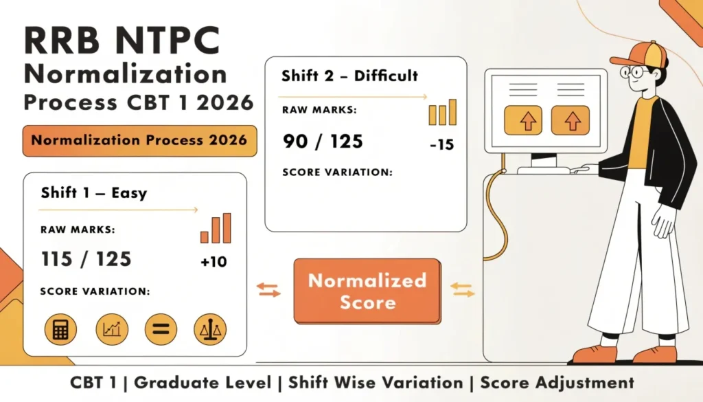 RRB NTPC Normalization Process CBT 1 2026