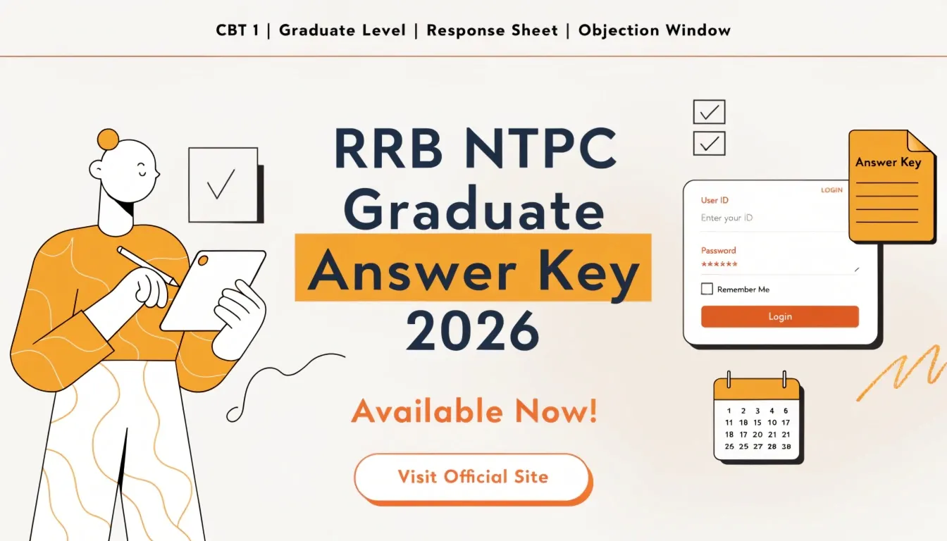 RRB NTPC Graduate Answer Key 2026