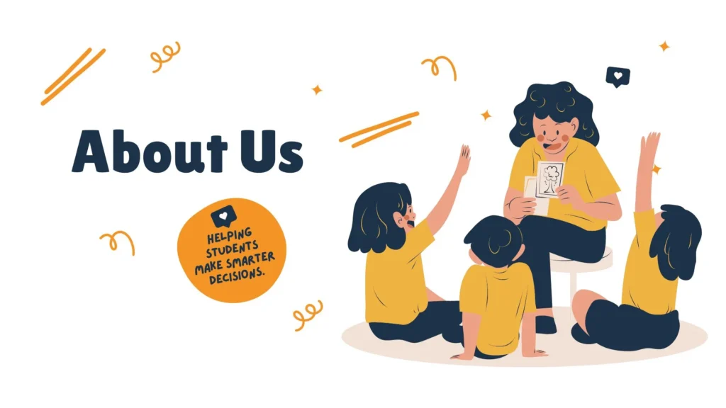 About Us Page:
Helping students make smarter decisions.