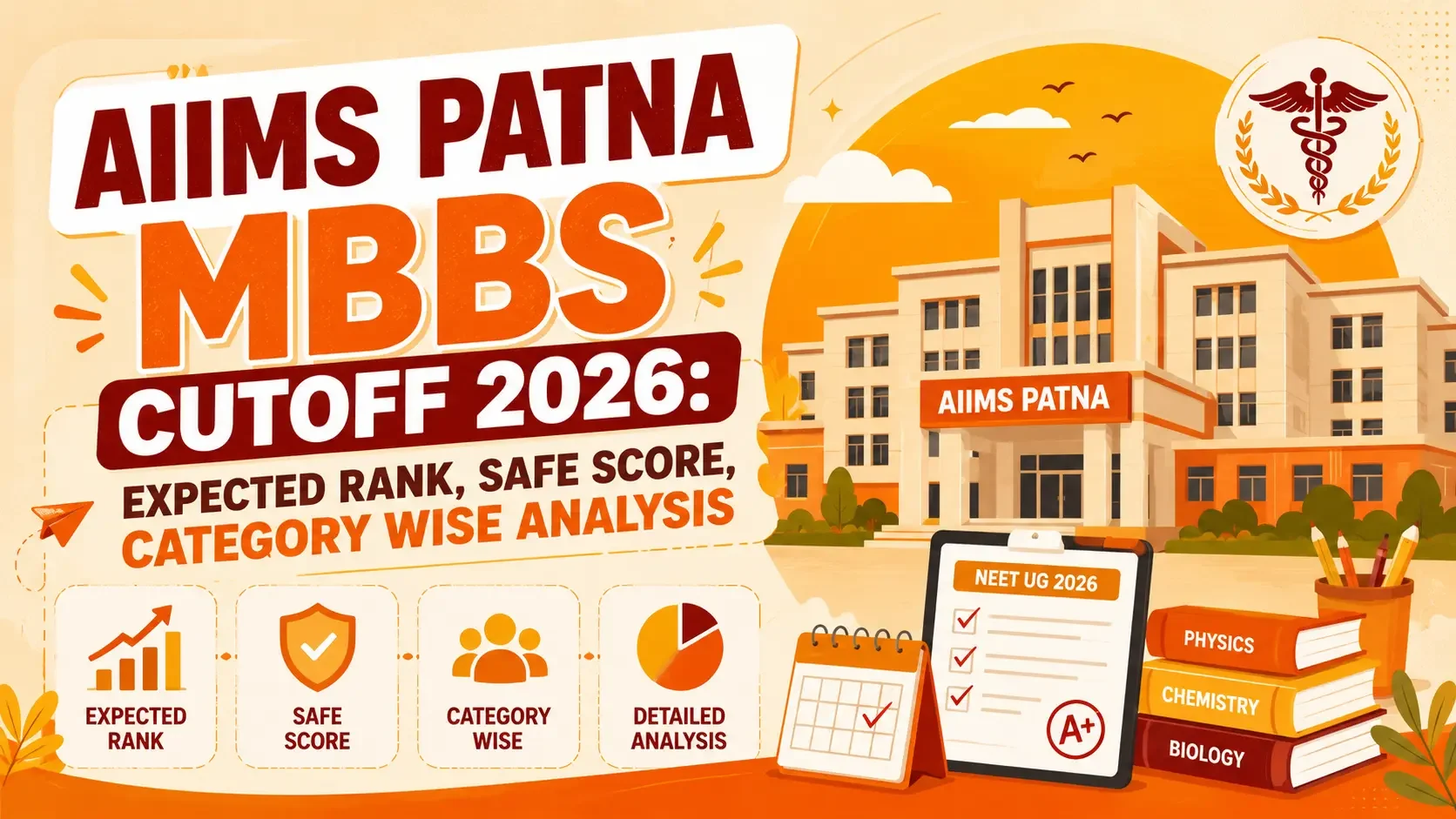 AIIMS Patna MBBS Cutoff 2026: Expected Rank, Safe Score, Category Wise Analysis