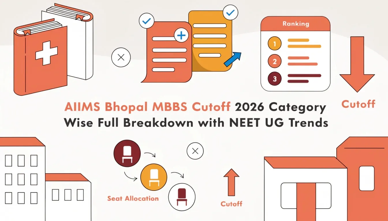 AIIMS Bhopal MBBS Cutoff 2026 Category Wise Full Breakdown with NEET UG Trends