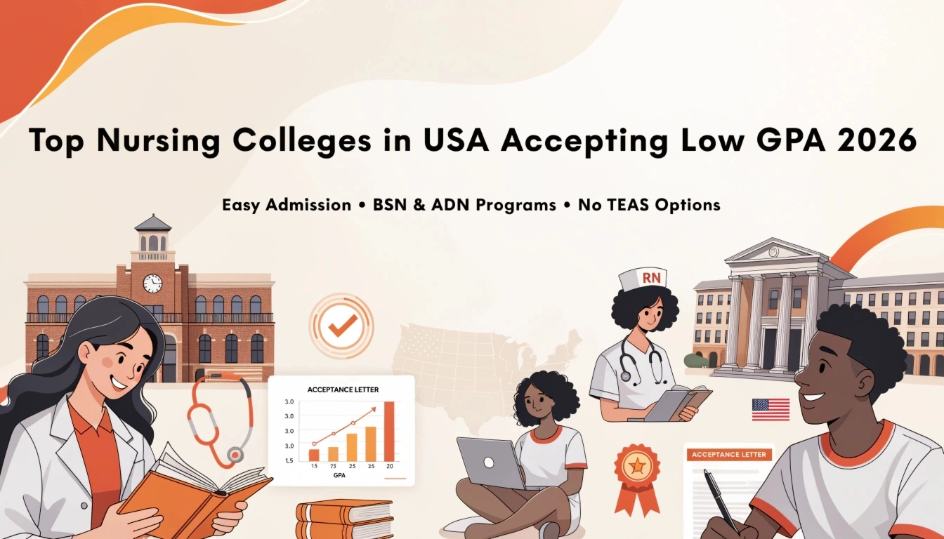 Top Nursing Colleges in USA Accepting Low GPA 2026