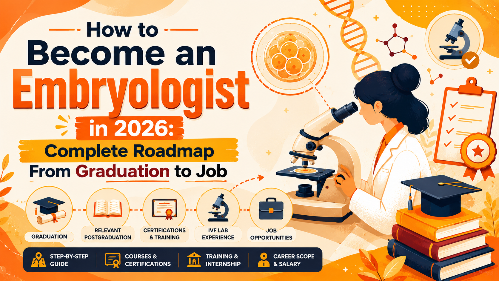 How to Become an Embryologist 2026: Complete Roadmap From Graduation to Job
